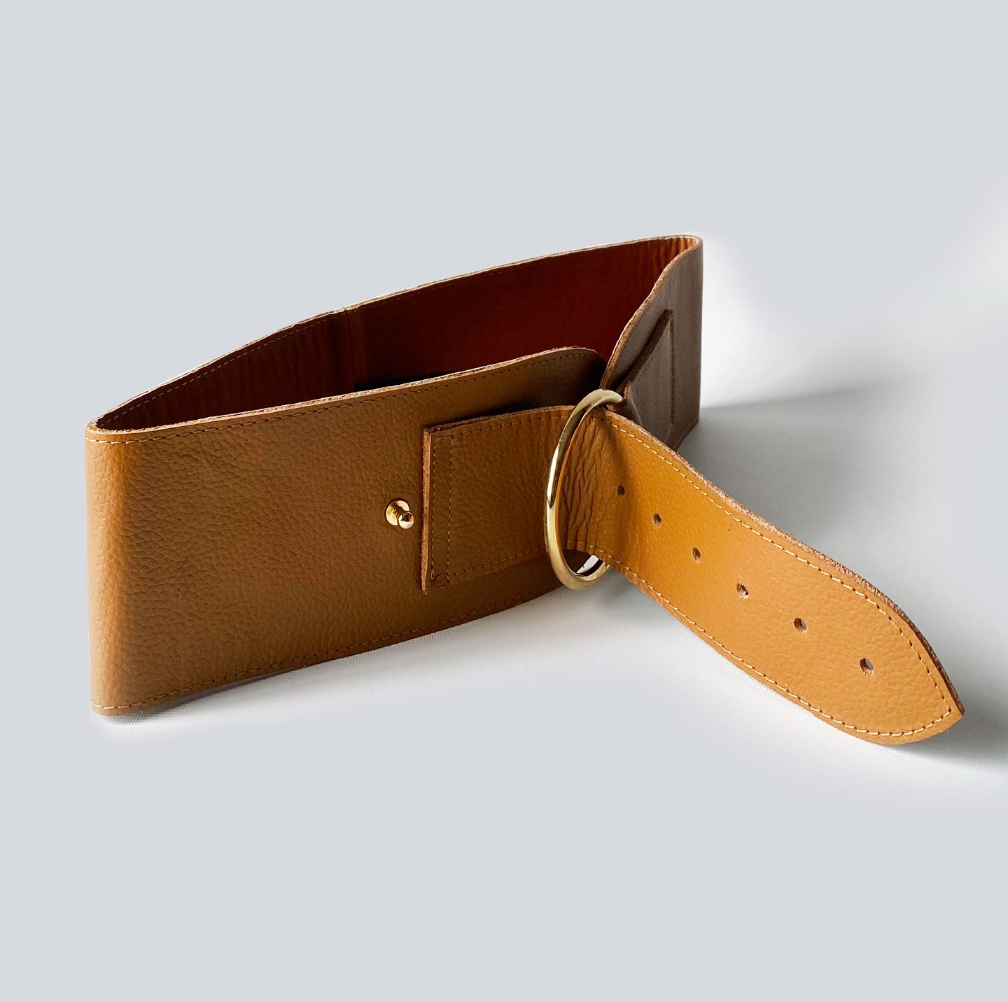 Cinturón de cuero colleras - Surco Diseño